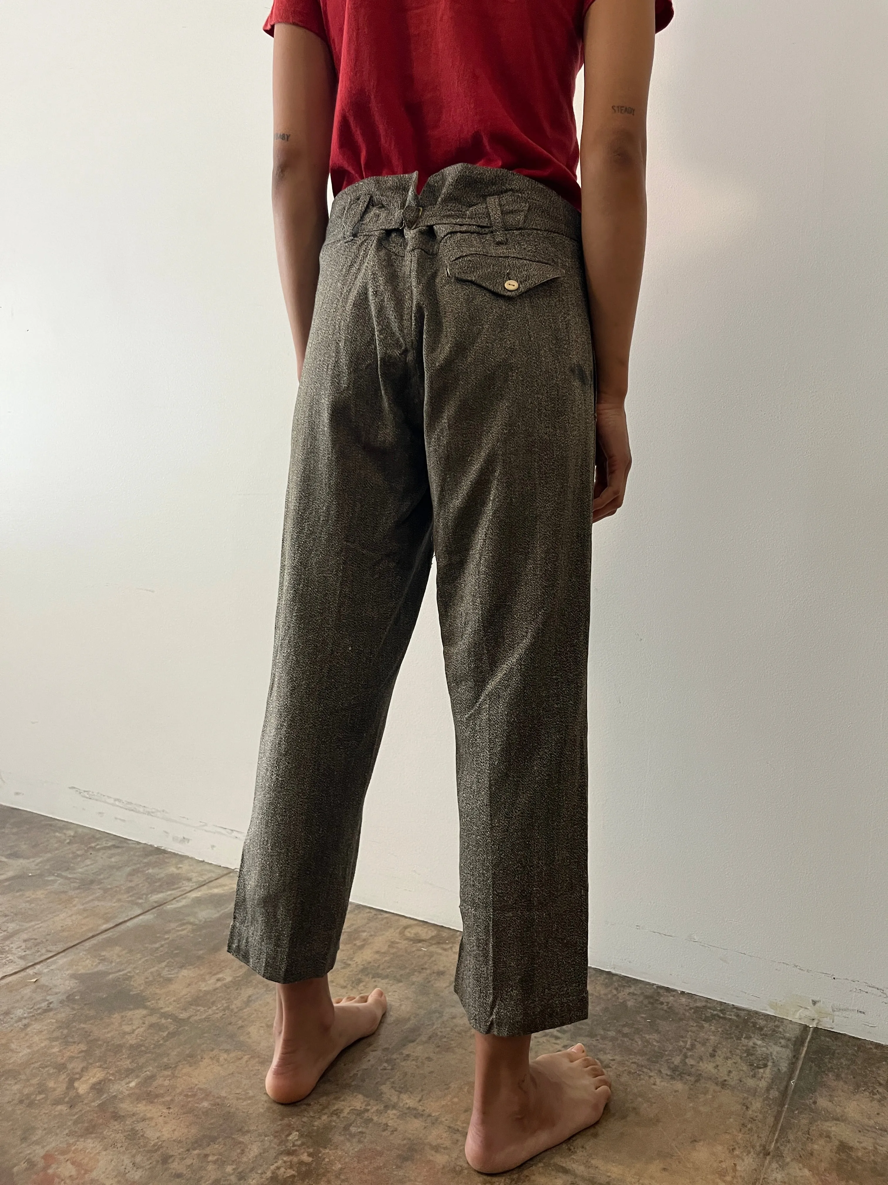 30s/40s Japanese Woven Work Pants