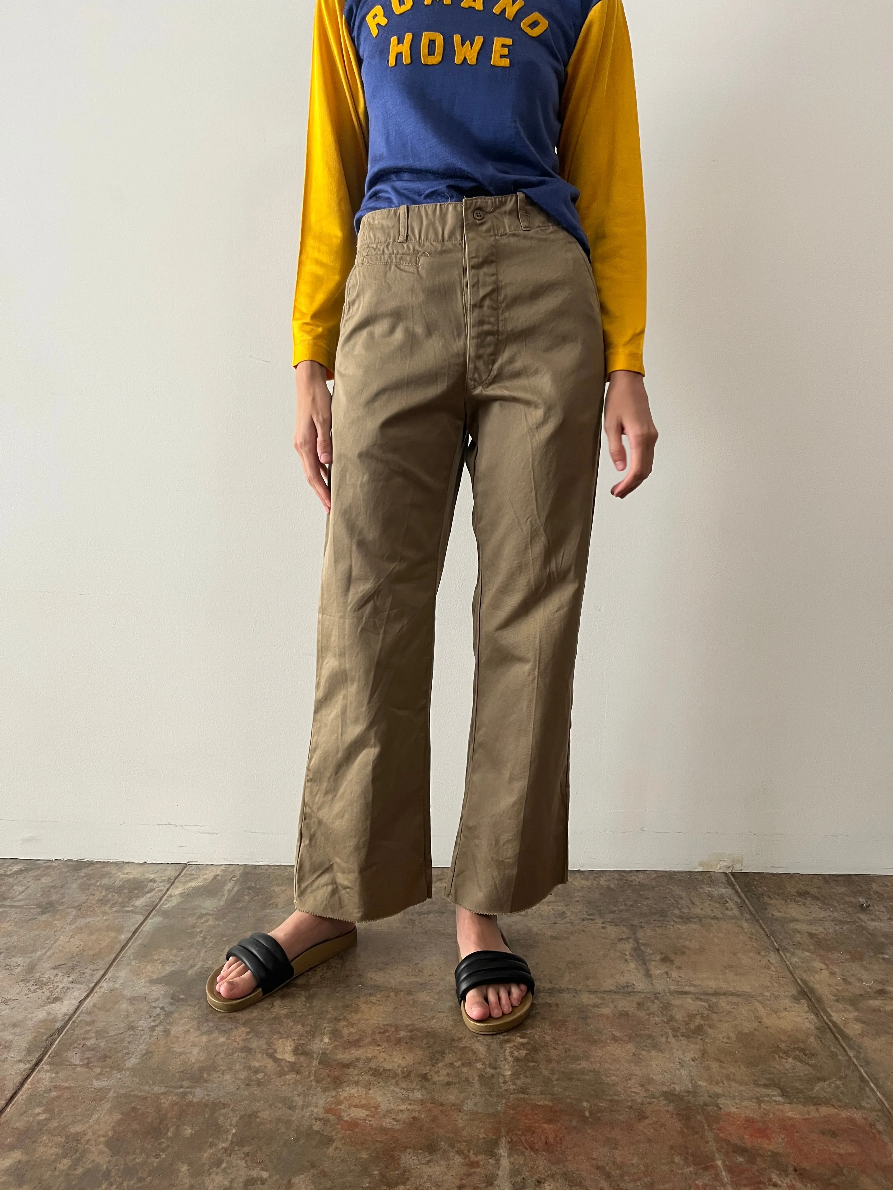 70s Greek Military Pants