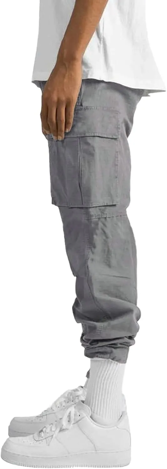 Big and Tall Cargo Pants for Men Sweatpants for Men Fashion Sports Pants Men's Casual Joggers Work Pants Drawstring