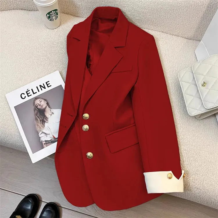 Blazer - Dames - Elegante Blazer met Slim Fit Pasvorm