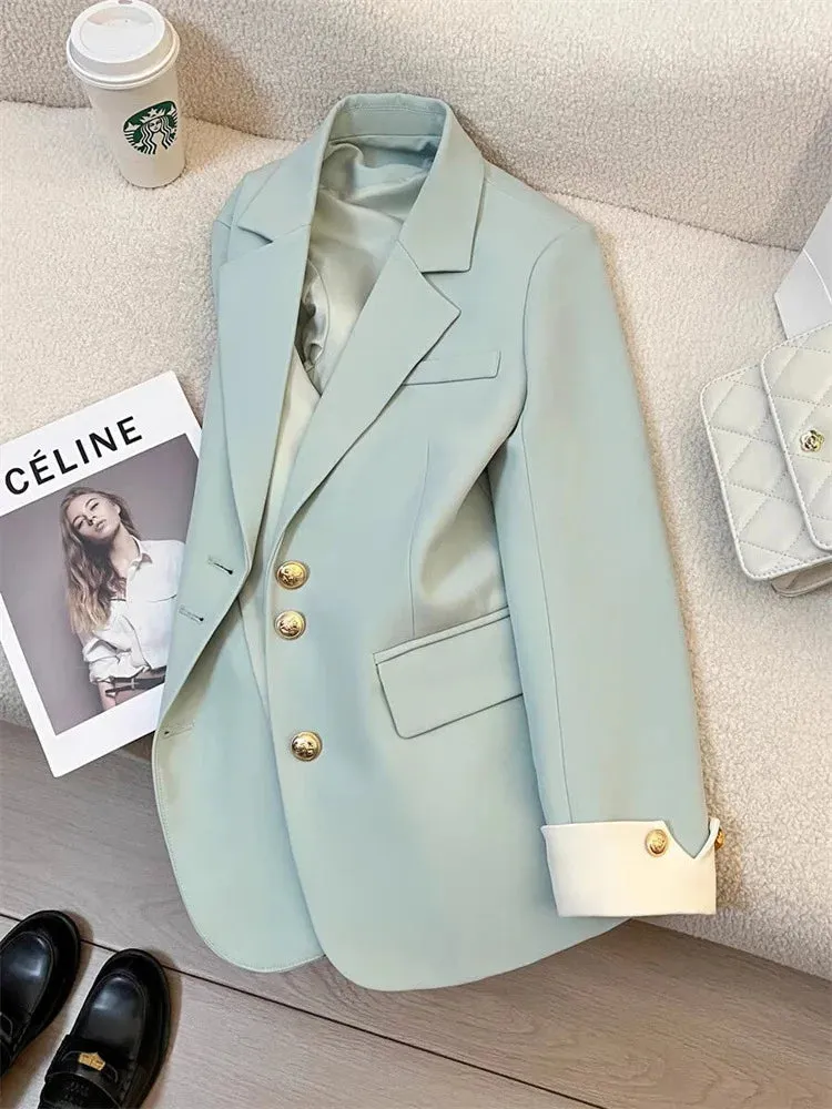 Blazer - Dames - Elegante Blazer met Slim Fit Pasvorm