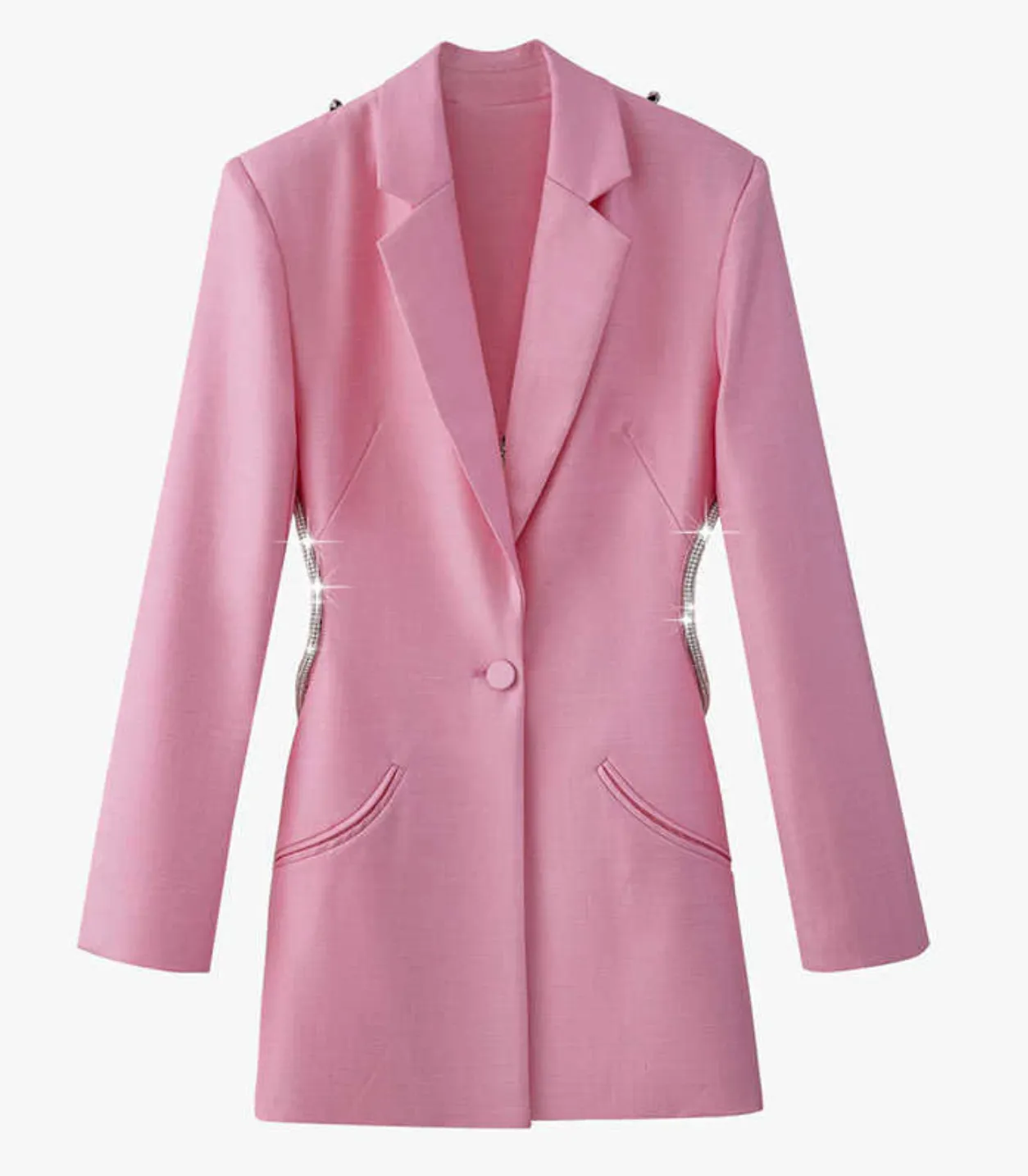 Blazer - Dames - Elegante Blazer van Hoogwaardig Katoen met Getailleerde Pasvorm