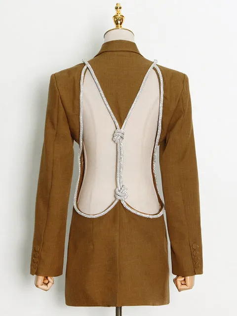 Blazer - Dames - Elegante Blazer van Hoogwaardig Katoen met Getailleerde Pasvorm