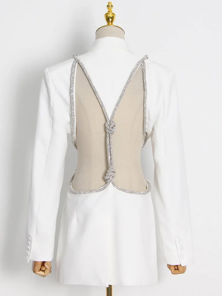 Blazer - Dames - Elegante Blazer van Hoogwaardig Katoen met Getailleerde Pasvorm