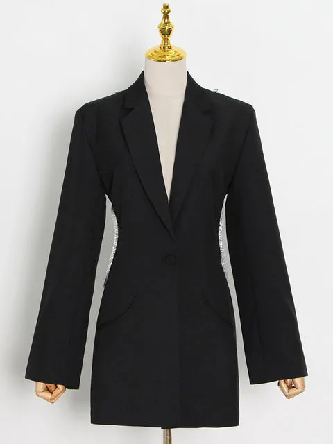 Blazer - Dames - Elegante Blazer van Hoogwaardig Katoen met Getailleerde Pasvorm