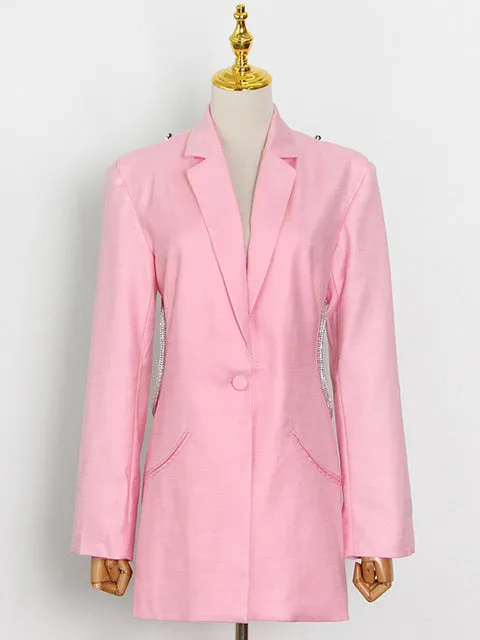 Blazer - Dames - Elegante Blazer van Hoogwaardig Katoen met Getailleerde Pasvorm