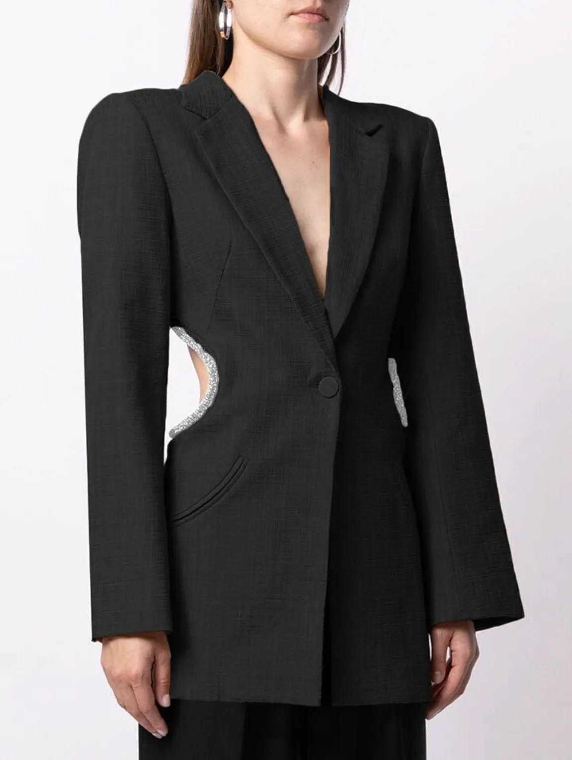 Blazer - Dames - Elegante Blazer van Hoogwaardig Katoen met Getailleerde Pasvorm