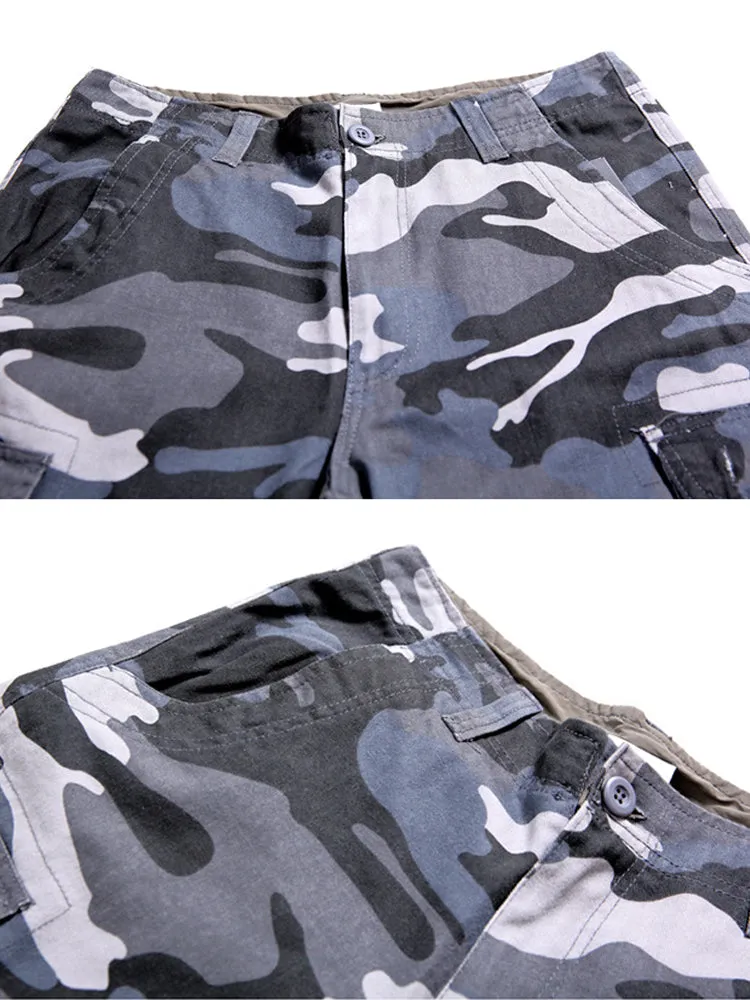 Casual Camo Cargo Shorts for Men