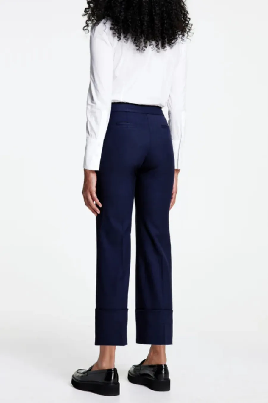 Cuffed Flood Pant Deep Navy