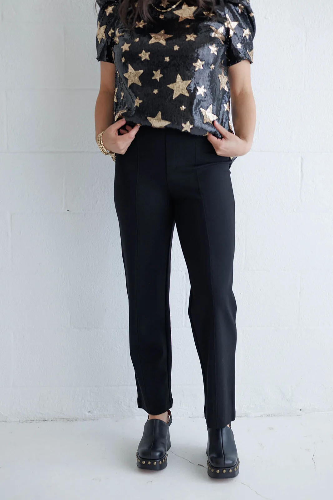 Do it All Straight Leg Pant Black