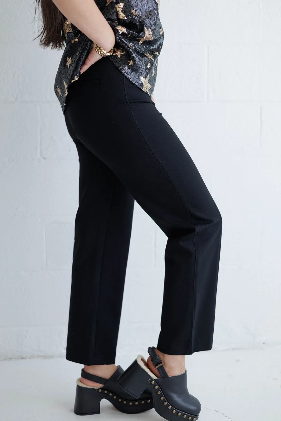 Do it All Straight Leg Pant Black