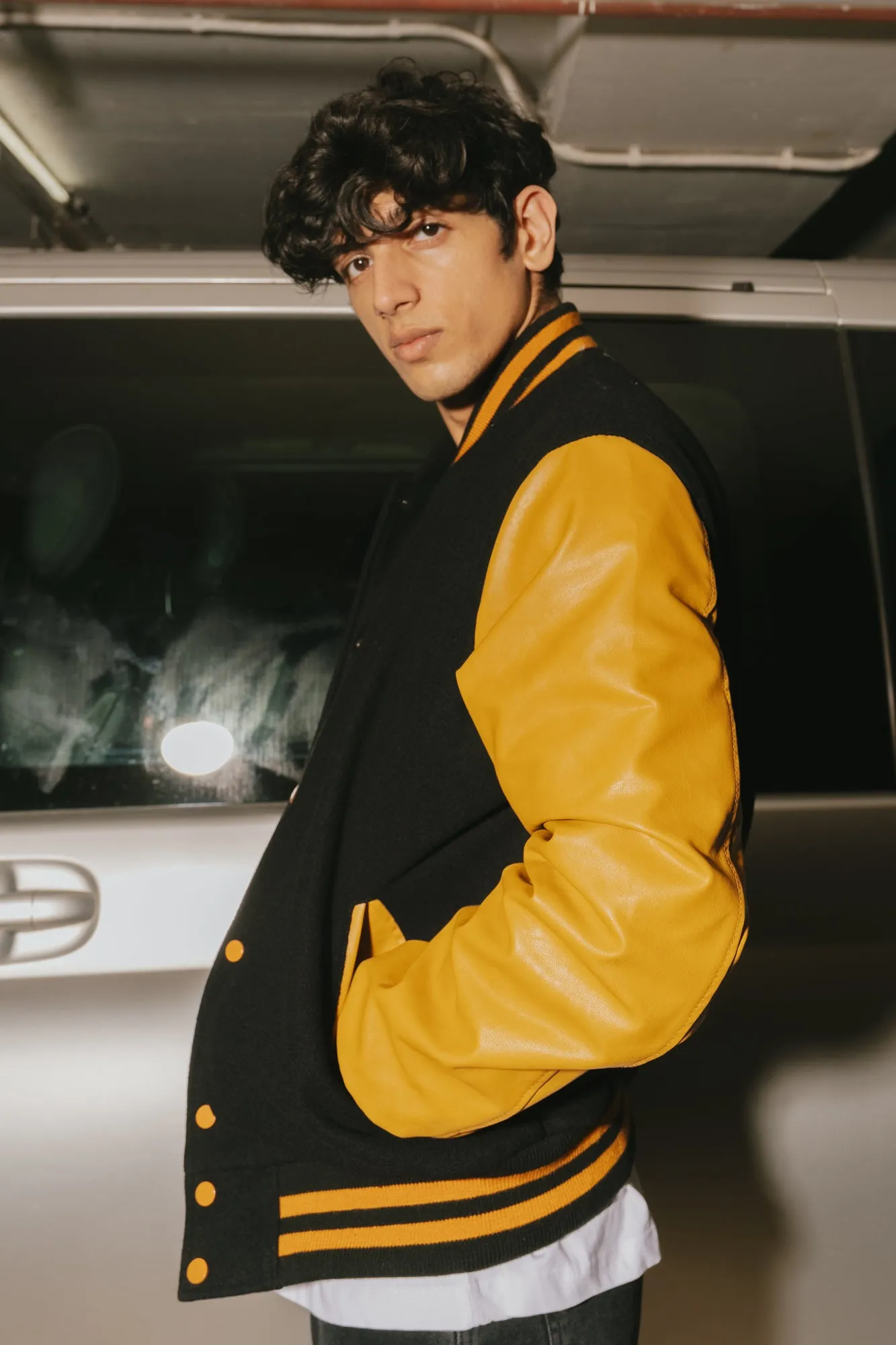 Honeydew Men's Varsity Jacket