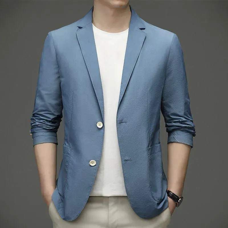 Lichtgewicht Zomerblazer Heren - UV-bescherming & Ademend - Stijlvol Ontwerp