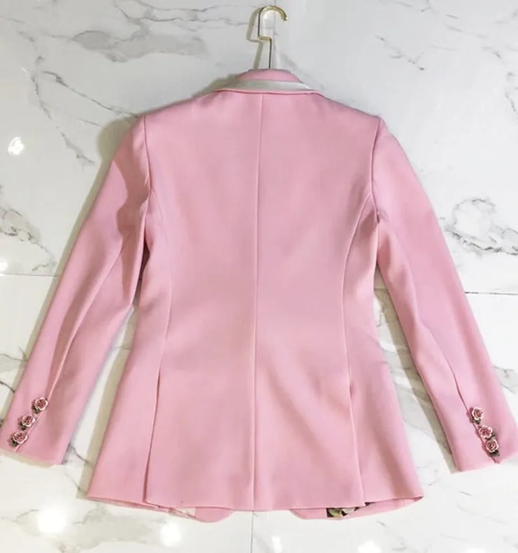 Longline Blazer - Dames - Angelica Rose, Limited Edition, Elegante Pasvorm en Luxe Materialen
