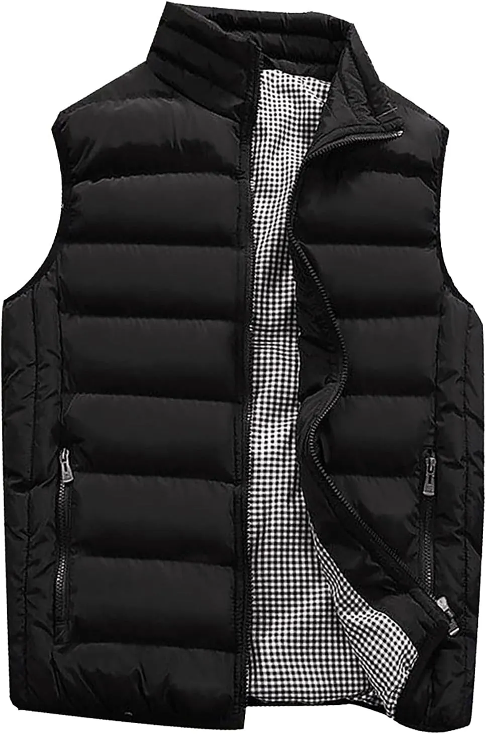 Men's Outerwear Vests Winter Padded Cotton Vest Coats Sleeveless Thick Warm Jacket Outdoor Casual Vest Tops