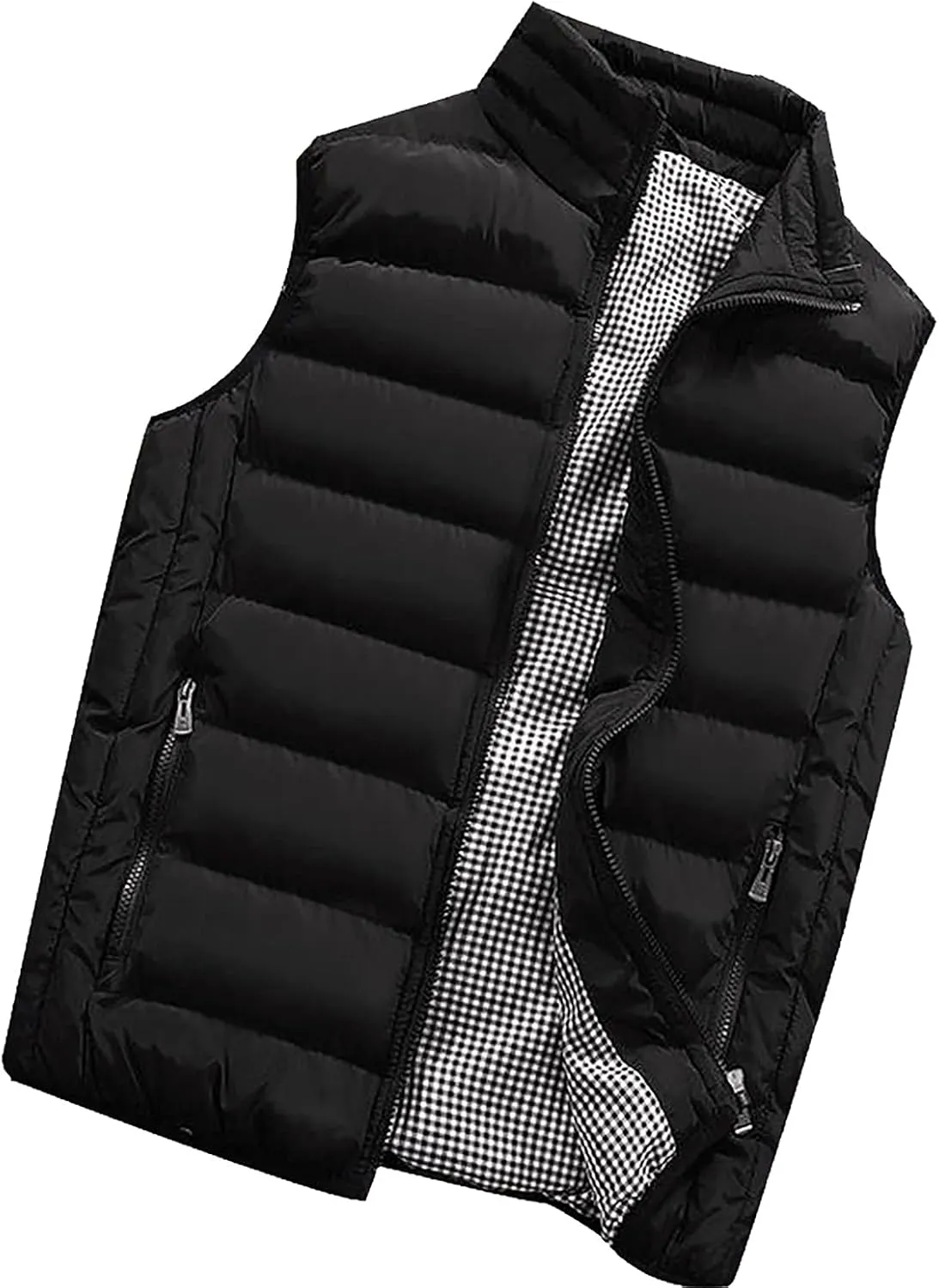Men's Outerwear Vests Winter Padded Cotton Vest Coats Sleeveless Thick Warm Jacket Outdoor Casual Vest Tops