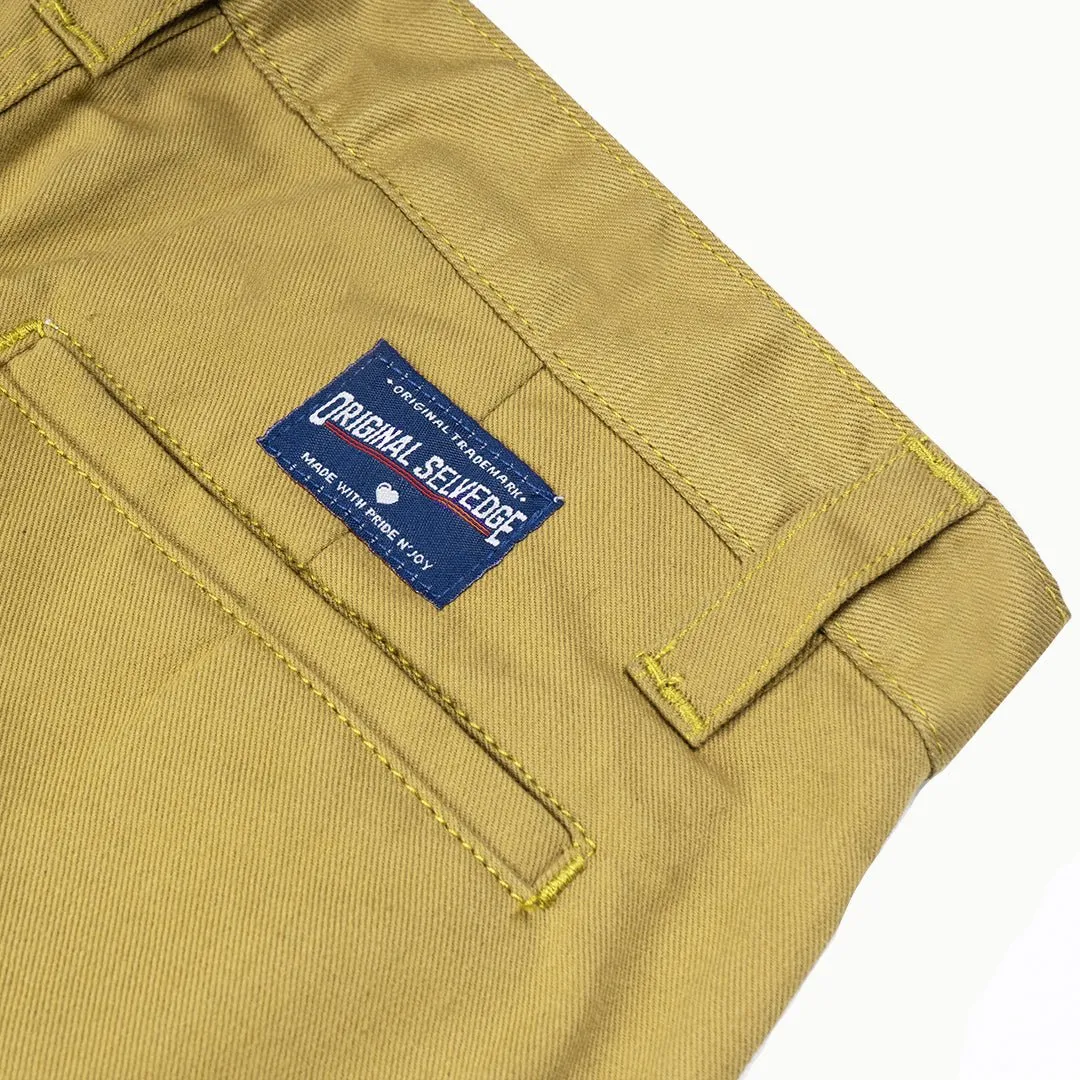 Selvedge Chino Pants Cream