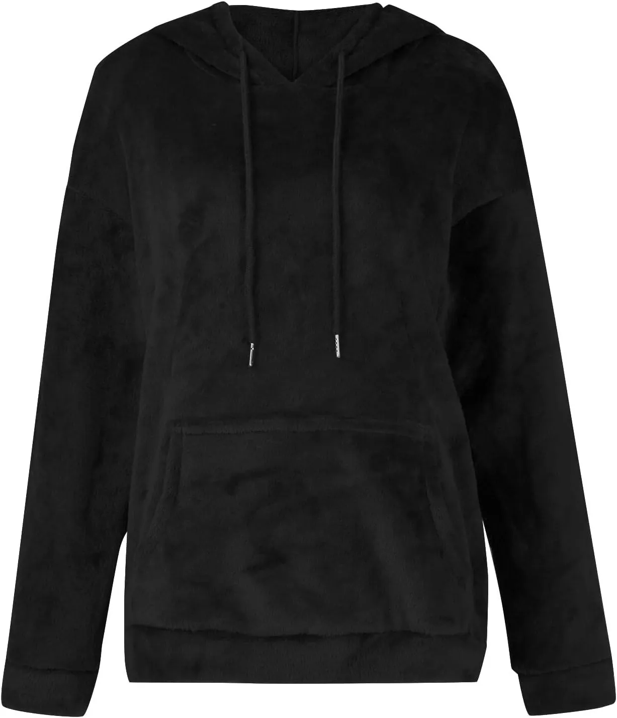 Women's Hooded Sweater Oversized Hoodies 2024 Trendy Basic Solid Loose Sweatshirt Fall Clothes Pullover with