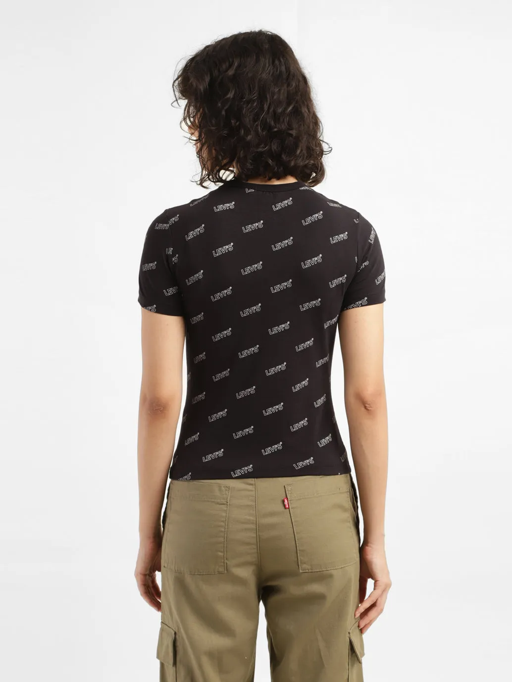 Women's Printed Slim Fit T-shirt