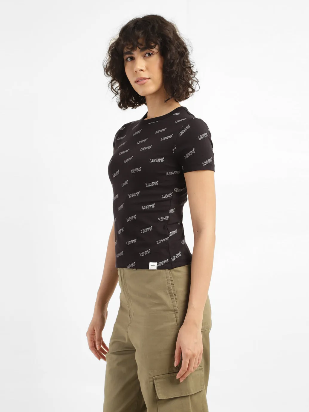 Women's Printed Slim Fit T-shirt