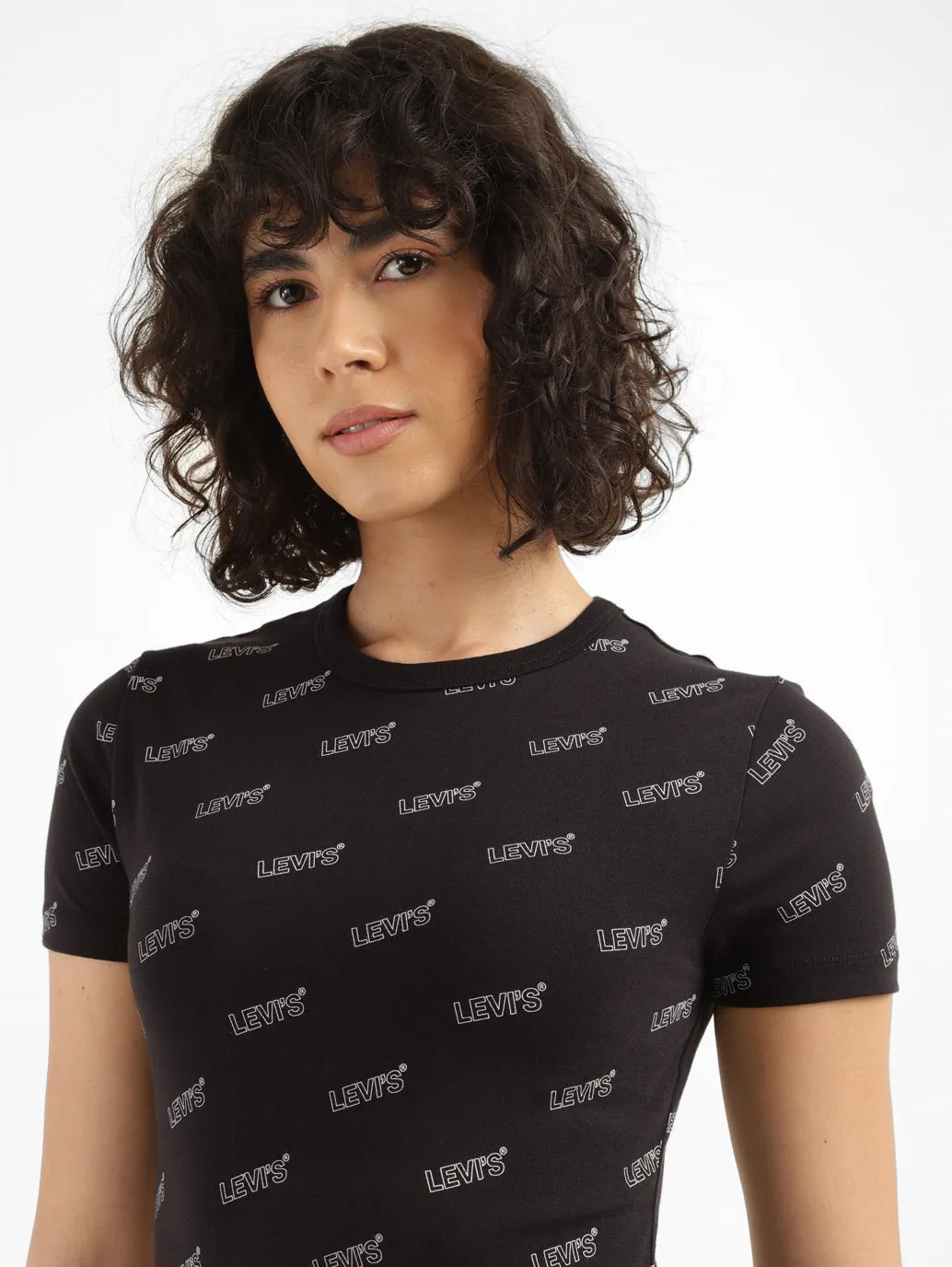 Women's Printed Slim Fit T-shirt